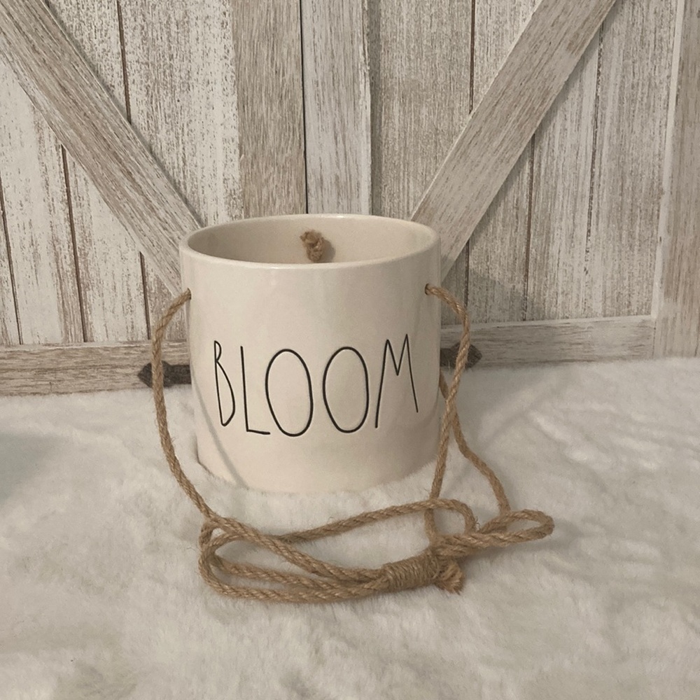 COPY—Rae Dunn Bloom Hanging Basket